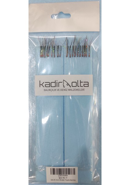 Ördek Tüylü Istavrit Çaparisi Karma Renkli -10 Iğneli (1 Paket 2'li)