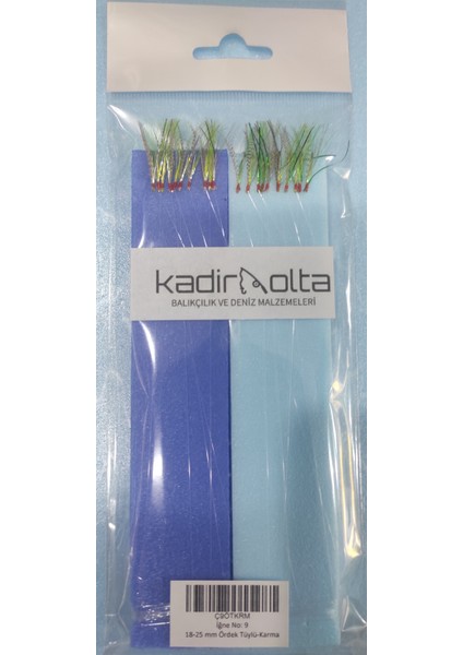 Ördek Tüylü Istavrit Çaparisi Karma Renkli -10 Iğneli (1 Paket 2'li) fiyatları