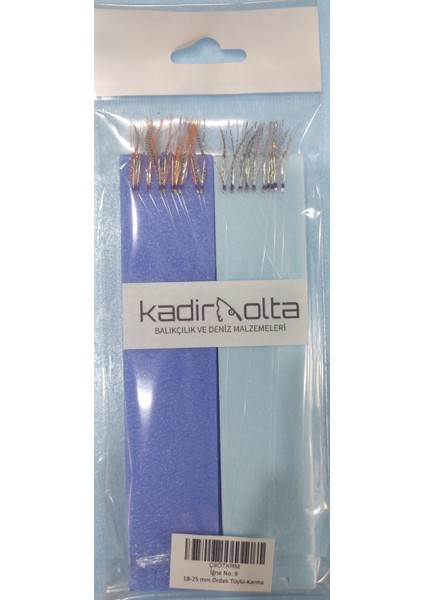 Ördek Tüylü Istavrit Çaparisi Karma Renkli -10 Iğneli (1 Paket 2'li) modelleri