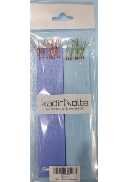 Ördek Tüylü Istavrit Çaparisi Karma Renkli -10 Iğneli (1 Paket 2'li) fırsatları