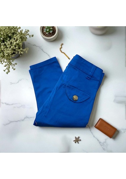 Yan Cepli Chino Pantolon - Nanıca Kıds - NNC120215 - Saks - 2 Yaş - NNC120215-SAKS-2 Yaş Saks fiyatları