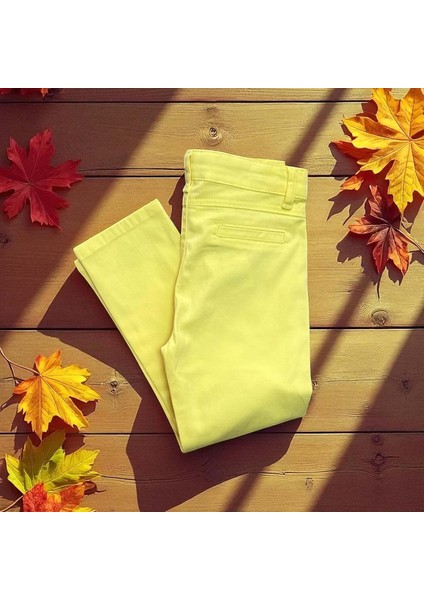 Basıc Chıno Pantolon - Nanıca Kıds - NNC121204 - Sarı - 7 Yaş - NNC121204-SARI-7 Yaş Sarı fiyatları