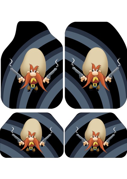 Dekoratif Desenli Oto Paspas Takımı