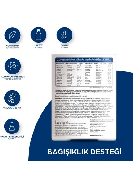 Immunace 30 Tablet fiyatları