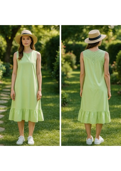 Kadın Açık Soft Yeşil Elbise