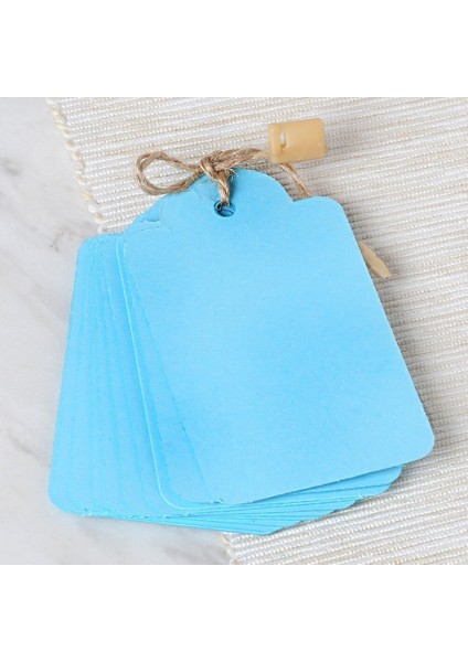 Büro Ev Ofis Hobi Dikiş Atölyesi Için 10ADET Mavi Etiket Klips Ip Seti