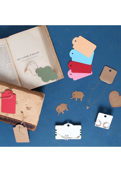 Büro Ev Ofis Hobi Dikiş Atölyesi Için 10ADET Mavi Etiket Klips Ip Seti fırsatları