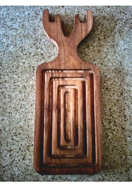 Ahşap Sunum Tahtası - 31 X 12 Cm - Kahverengi indirimleri