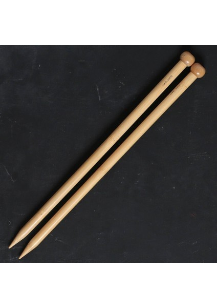 Dikiş Atölyesi Için 35CM 12MM Bambu Örgü Şişi