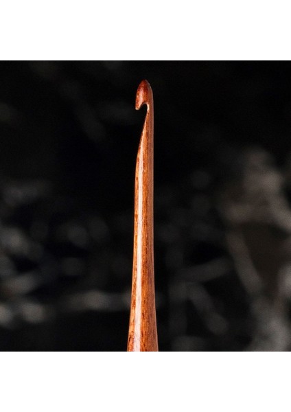 Dikiş Atölyesi Için 15,5cm 3mm Ahşap Yün Tığ