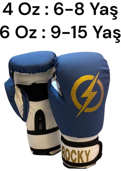 Rocky Çocuk Boks Kicboks Muay Thai Eldiveni 4-6 Oz Junior Kidz Boks Eldiveni fiyatları