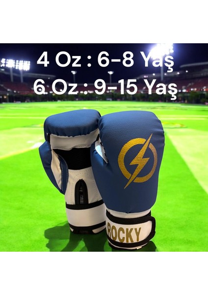 Rocky Çocuk Boks Kicboks Muay Thai Eldiveni 4-6 Oz Junior Kidz Boks Eldiveni fırsatları