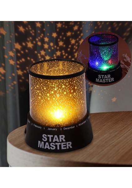 Kişiye Özel Fotoğraf & Star Master Yıldız Yansımalı Gece Lambası Hediye Seti fiyatları