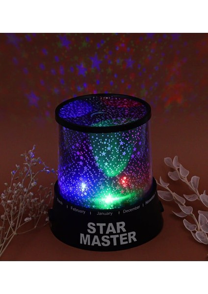 Kişiye Özel Fotoğraf & Star Master Yıldız Yansımalı Gece Lambası Hediye Seti modelleri