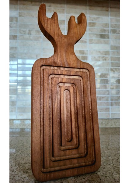 Ahşap Sunum Tahtası - 31 X 12 Cm - Kahverengi fırsatları