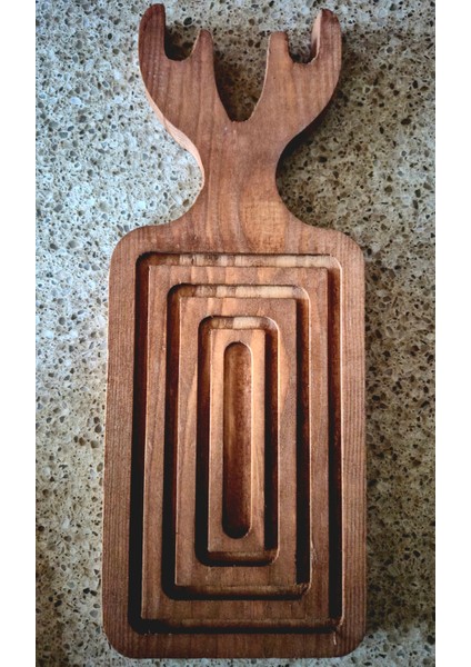 Ahşap Sunum Tahtası - 31 X 12 Cm - Kahverengi indirimleri