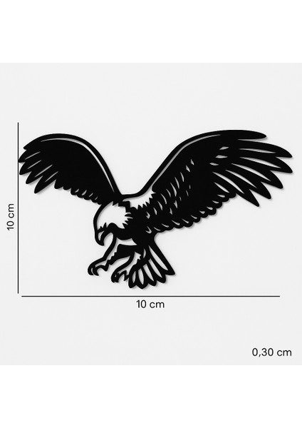 3D Baskı Kara Kartal Duvar Süsü fiyatları
