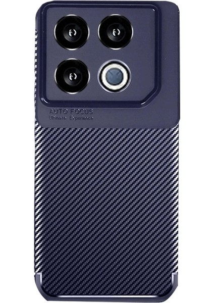 Infinix Gt 20 Pro Kılıf Auto Focus Karbon Kapak - Lacivert