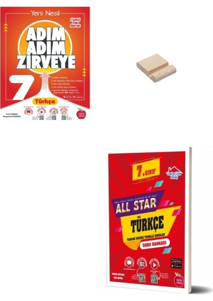 7. Sınıf Adım Adım ve All Star Türkçe Soru Bankası - Telefon Tutucu