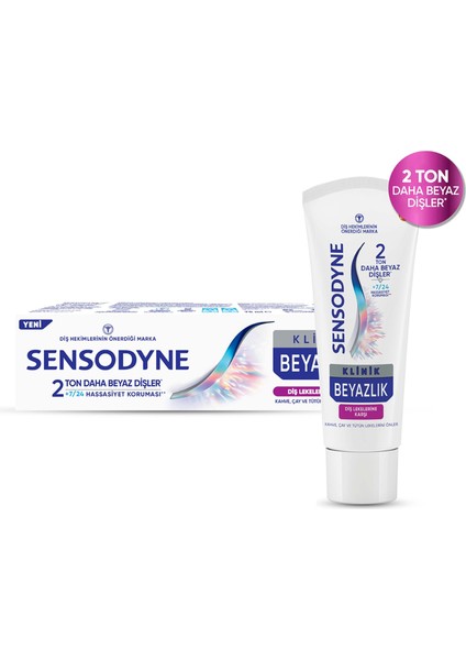 Klinik Beyazlık Diş Lekelerine Karşı Macunu 75 ml