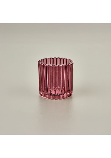 Tırtıklı Mumluk - Mor - 7X7X7,5 cm fiyatları