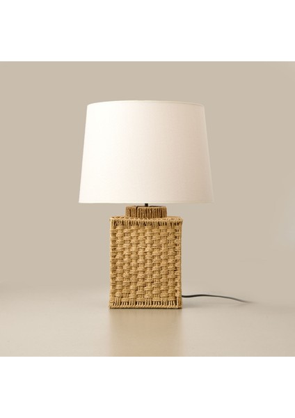 Lighting Pario Abajur - Kahverengi / Beyaz - 50X30 cm fiyatları