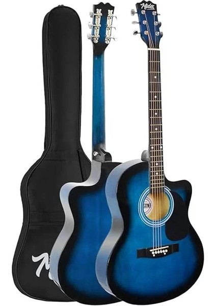 RG-540BL Kaliteli Kesik Kasa Mavi 40 Inç Akustik Gitar Seti 4/4 Yetişkin fiyatları