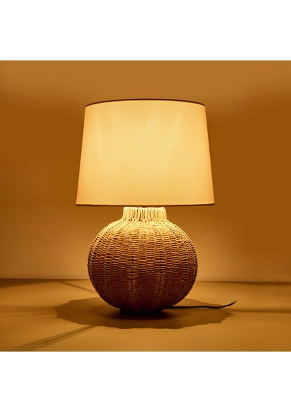 Lighting Borgo Abajur - Kahverengi / Beyaz - 50X30 cm modelleri