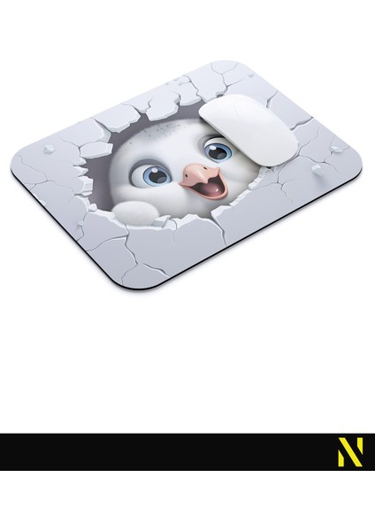 Penguen Desenli Renkli Ergonomik Mouse Pad - 23 cm x 19 cm - Kaydırmaz Taban Ev ve Ofis Kullanımı Için Ideal Fare Altlığı Mousepad modelleri
