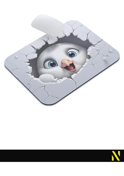 Penguen Desenli Renkli Ergonomik Mouse Pad - 23 cm x 19 cm - Kaydırmaz Taban Ev ve Ofis Kullanımı Için Ideal Fare Altlığı Mousepad indirimleri