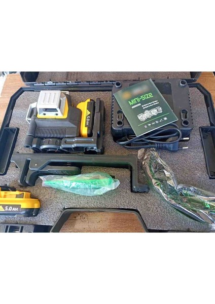 Çift Bataryalı 12 Işıklı 360° Lazer Metre Terazi Yüksek Teknoloji Lazer indirimleri