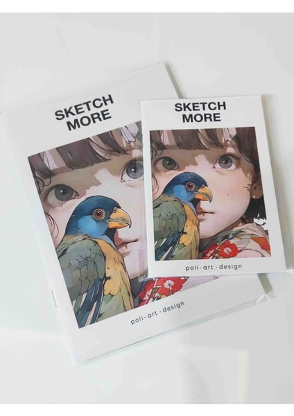 A6 + A5 – 2’li – 300 Gr/m² Amerikan Bristol – Suluboya, Guaj, Marker Uyumlu