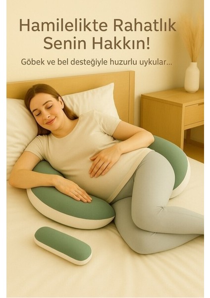 Hamile Uyku Destek Yastığı, Çok Fonksiyonlu Hamile Yastığı