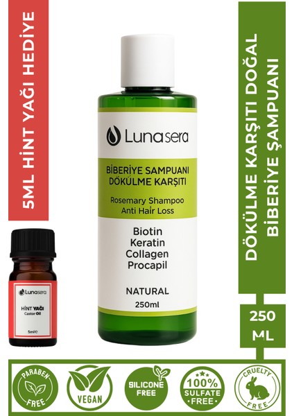 Anti Hair Loss Biberiye Şampuanı 250ML