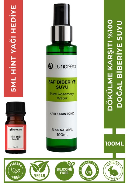 Anti Hair Loss %100 Doğal Biberiye Suyu 100ML