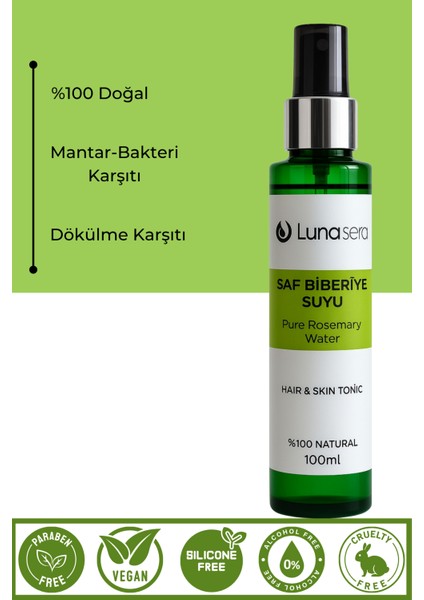 Anti Hair Loss %100 Doğal Biberiye Suyu 100ML modelleri