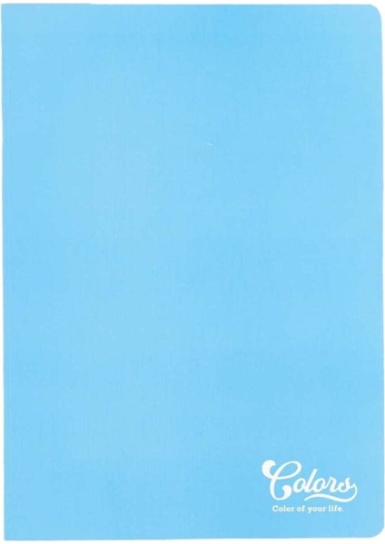 Colors A5 60 Yaprak Kareli Karton Kapak Mavi