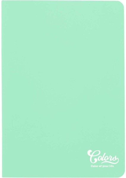 Colors A5 60 Yaprak Çizgili Karton Kapak Yeşil
