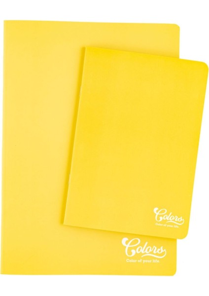 Colors A5 60 Yaprak Çizgili Karton Kapak Sarı indirimleri