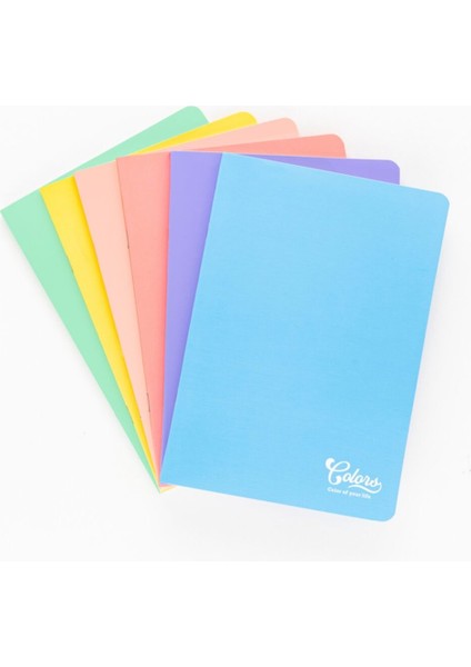 Colors A5 40 Yaprak Çizgili Karton Kapak Somon indirimleri