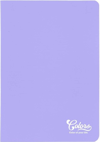 Colors A5 60 Yaprak Çizgili Karton Kapak Mor