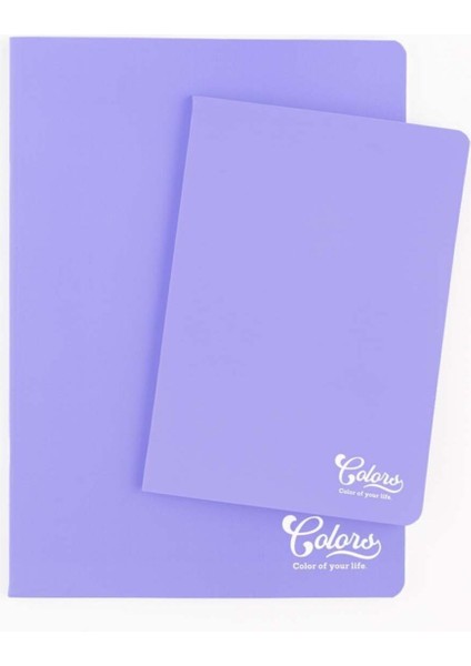 Colors A5 60 Yaprak Çizgili Karton Kapak Mor indirimleri