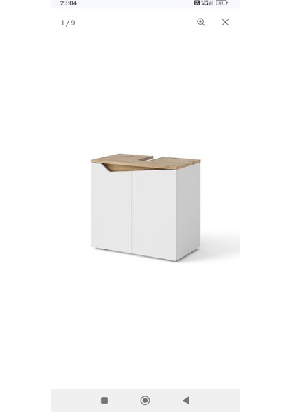 Şık Lavabo Alt Dolabı Modern Kesim