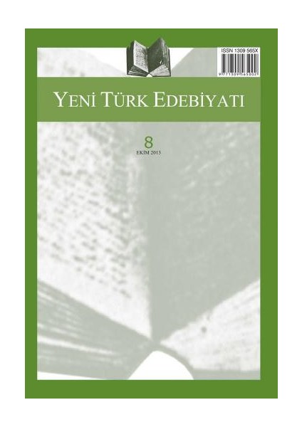 Yeni Türk Edebiyatı Dergisi Sayı 8 -2013 Dergah Yayınları