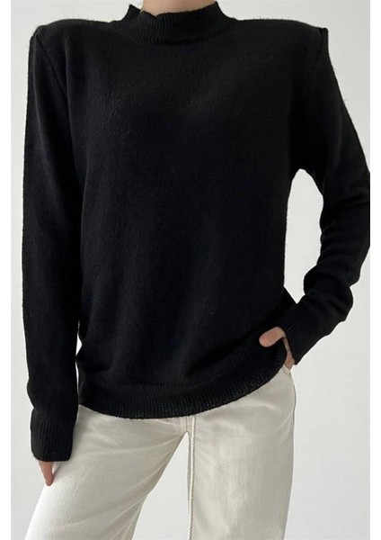 Kadın Vatkalı Basic Triko Kazak modelleri