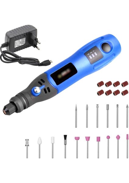 Şarjlı Gravür Mini Taşlama Oyma Yazma Makinesi