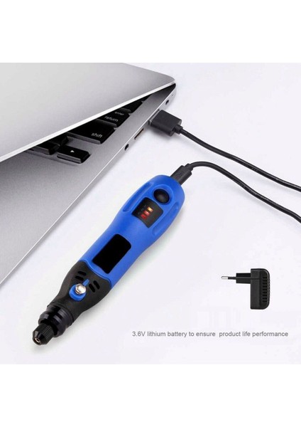 Şarjlı Gravür Mini Taşlama Oyma Yazma Makinesi