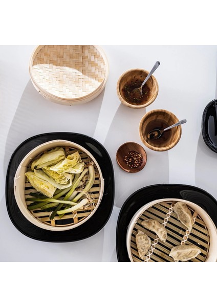 2 Katlı Kapaklı Buharda Sebze Pişirme Haşlama Aparatı Çap 23 cm Ikea Bambu Buharda Pişirici Hacim 5 Litre fırsatları