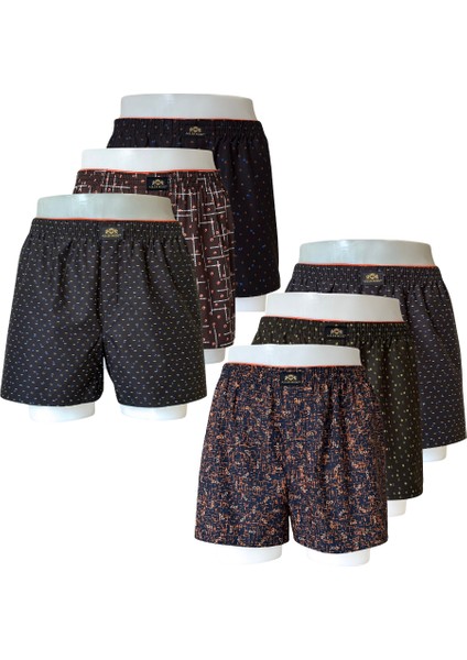 Erkek Boxer 6’lı Set Poplin & Karışık Renk