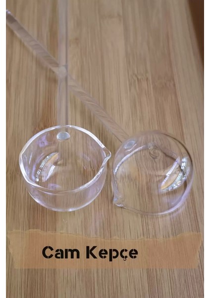 Cam Kepçeli Pembe Cam Tencere 1500CC Isıya Dayanıklı Borosilikat 2li Cam Set Termisil Ocak Üstü indirimleri